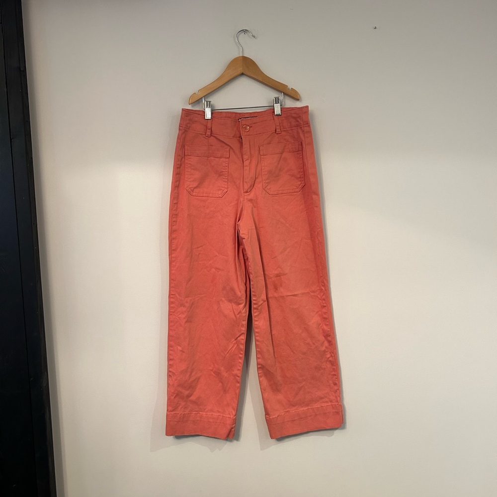 Bagatelle Coral Pink Wide Leg Pants